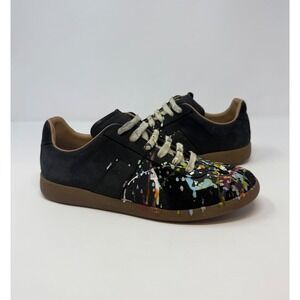 Maison Margiela Paint Splatter Replica GAT Black Size 8